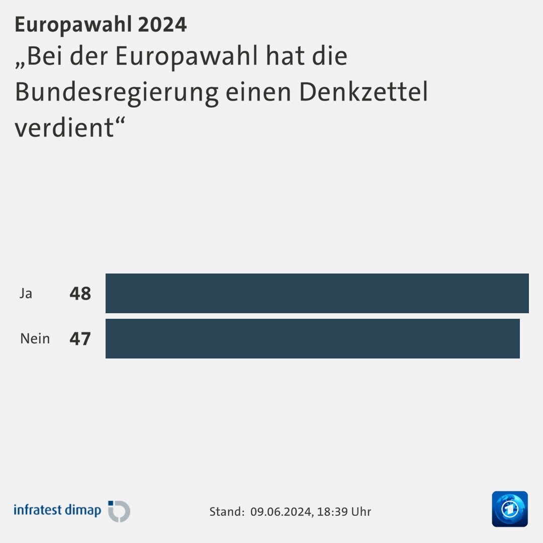 „Bei der Europawahl hat die Bundesregierung einen Denkzettel verdient“